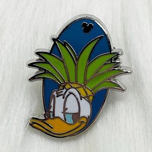 🔮 5/$25 Disney Summer Donald Duck Pineapple Leaf Hat Pin